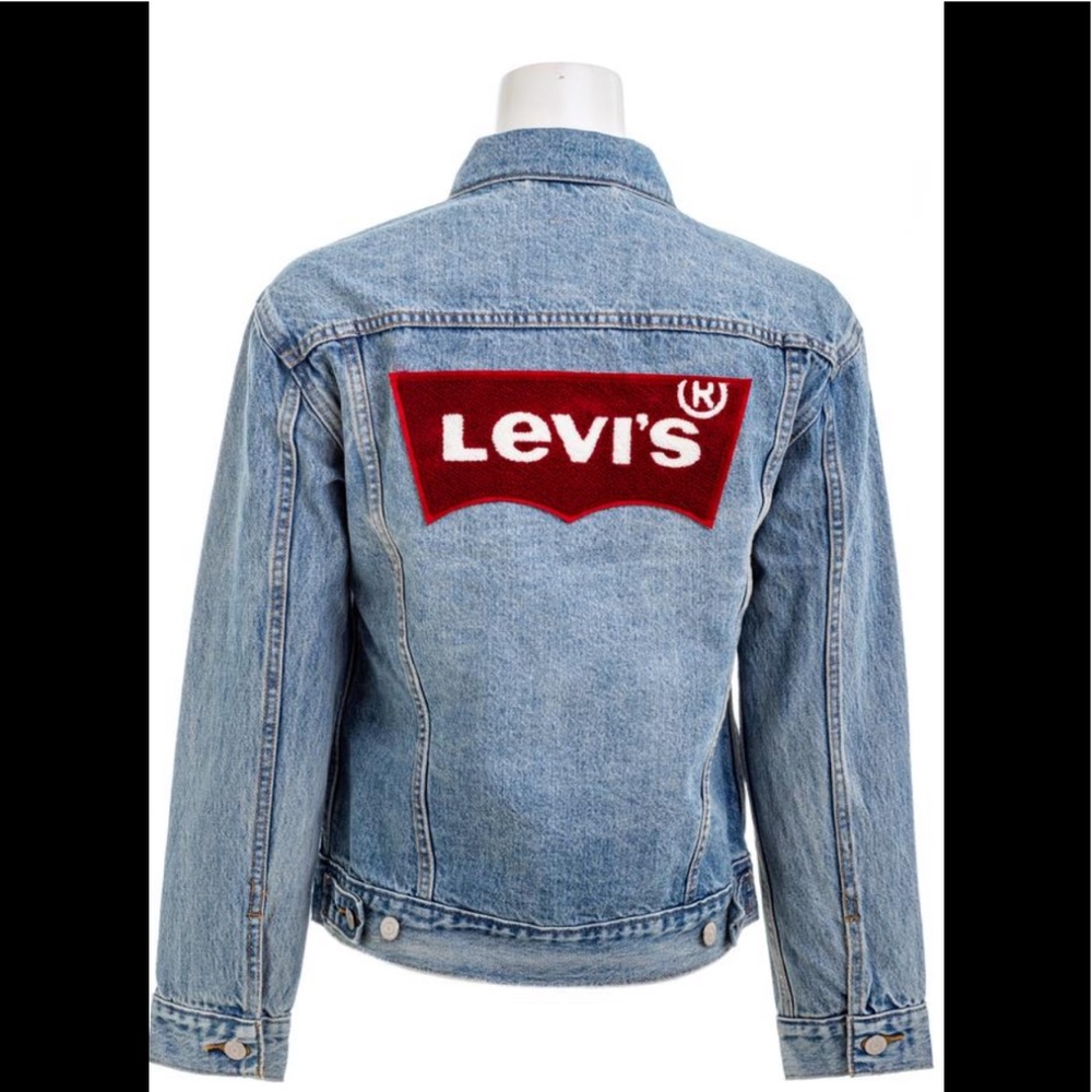 LEVI'S COTTON EX-BOYFRIEND DENIM JACKET